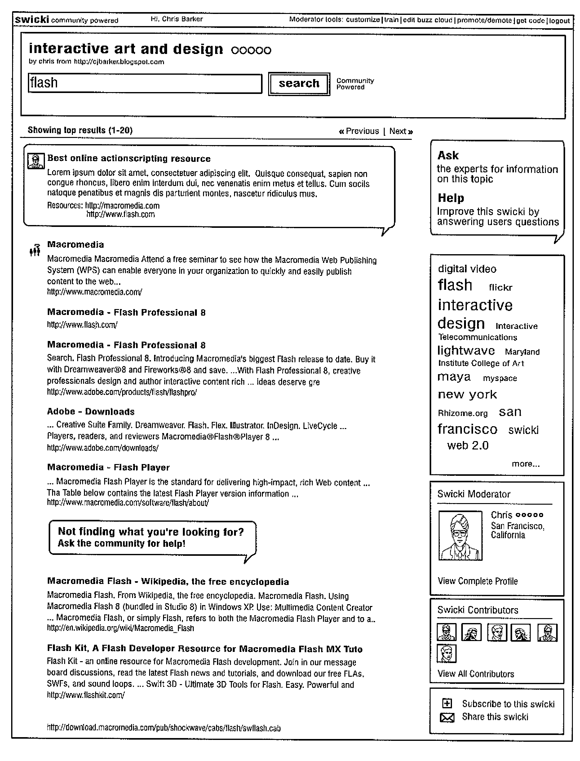 Information publication system, method and apparatus