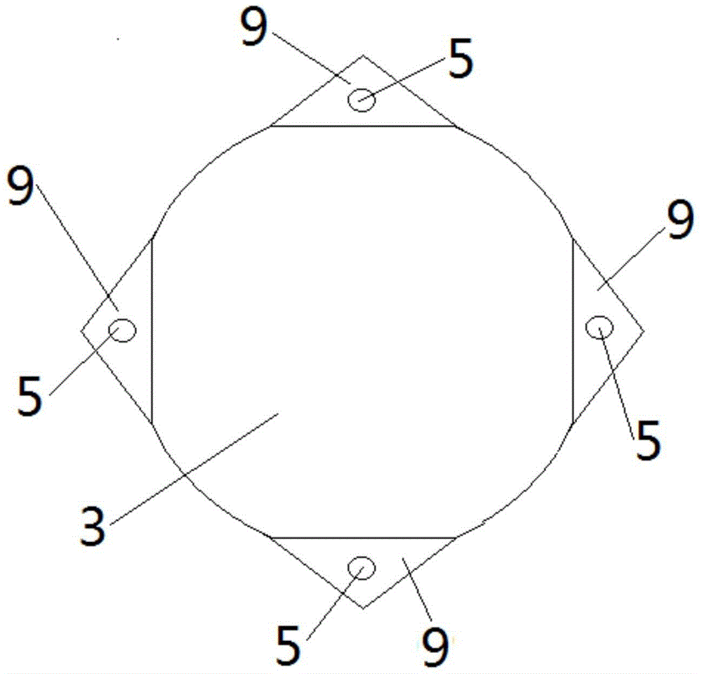 A vehicle generator structure capable of reducing noise