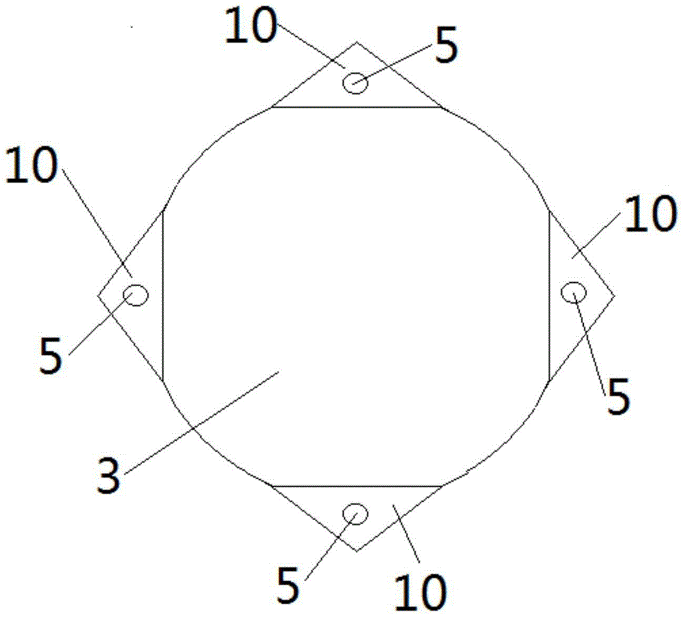 A vehicle generator structure capable of reducing noise