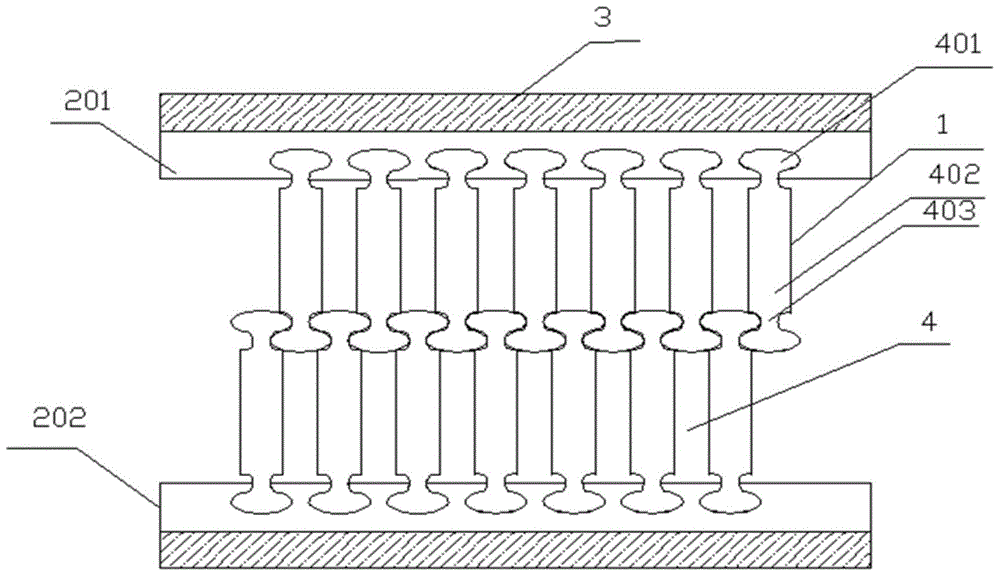 A bulkhead of a ship's superstructure capable of resisting blast and noise