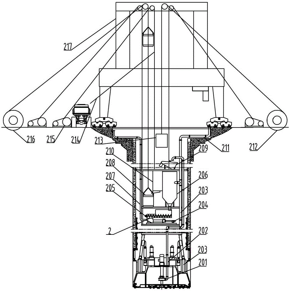 Full Face Shaft Drilling Rig