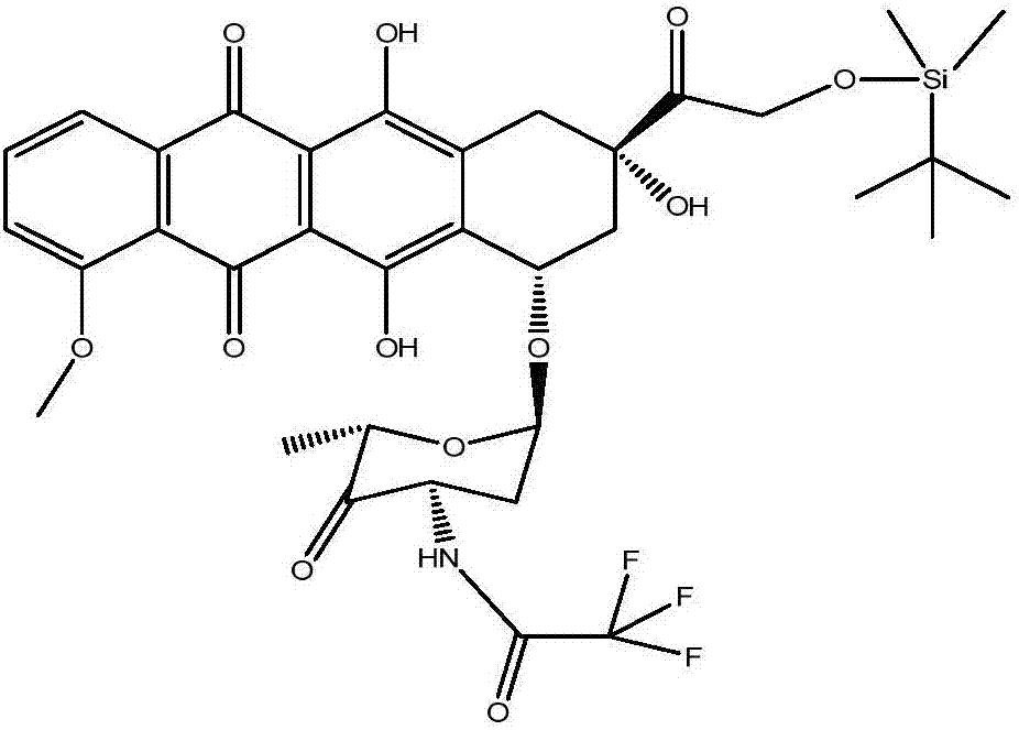 Preparation method of epirubicin and its intermediate