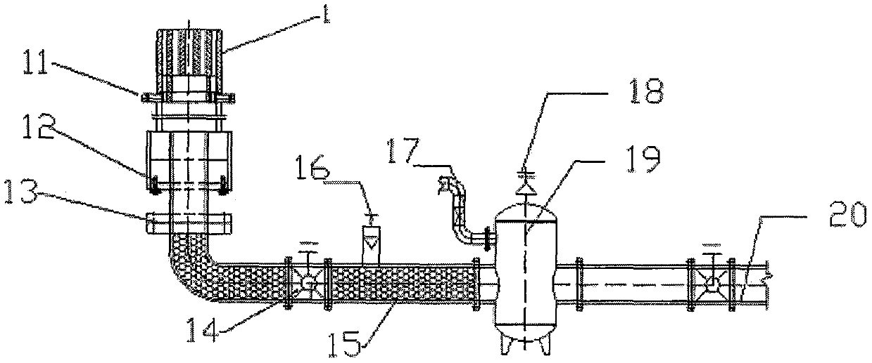 Copper smelting continuous blowing furnace oxygen lance nozzle