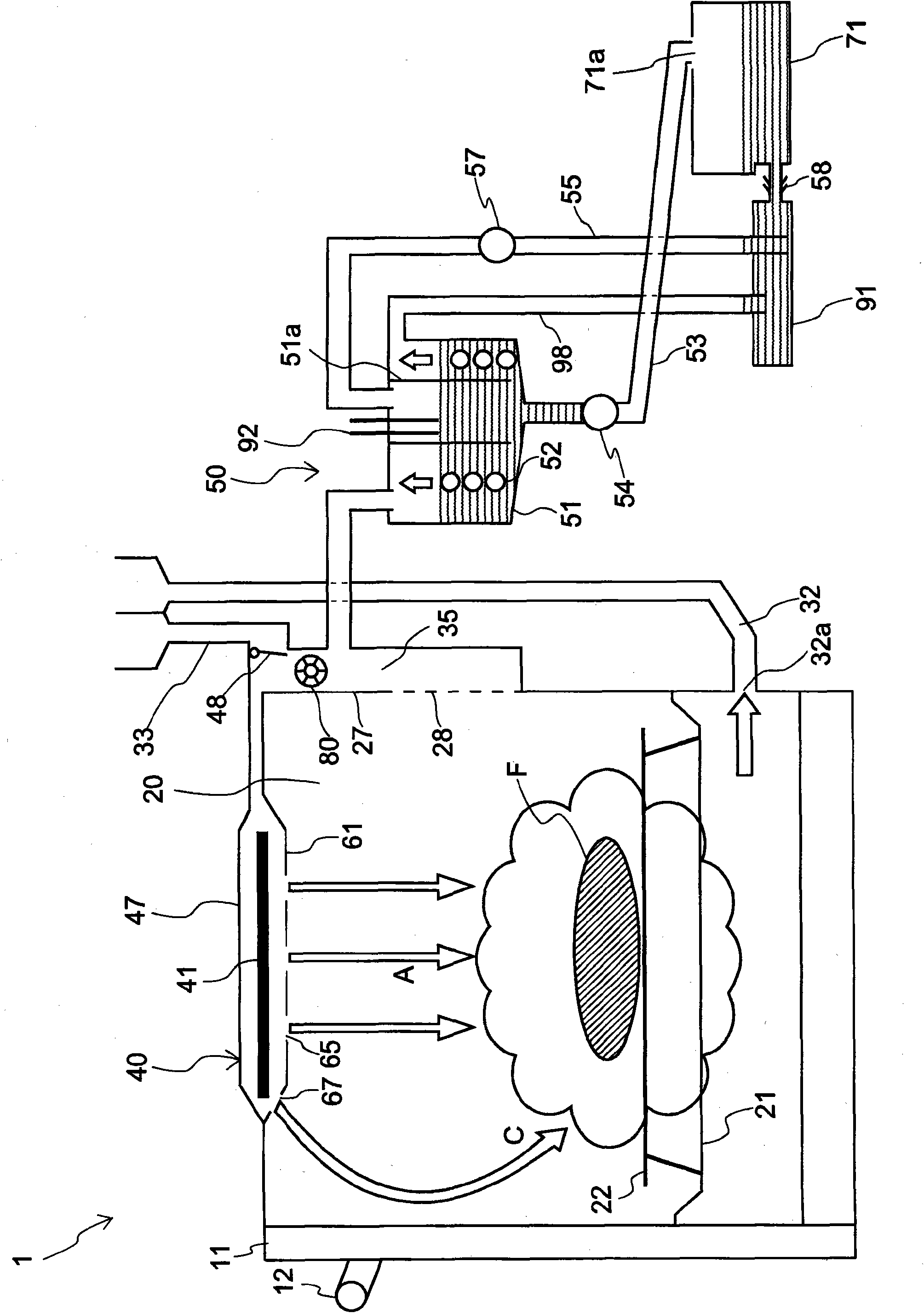 Packing and steam cooking device and method for manufacturing steam cooking device