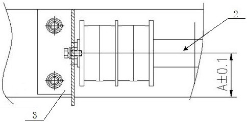 Fabricated steel belt elevator counterweight rack