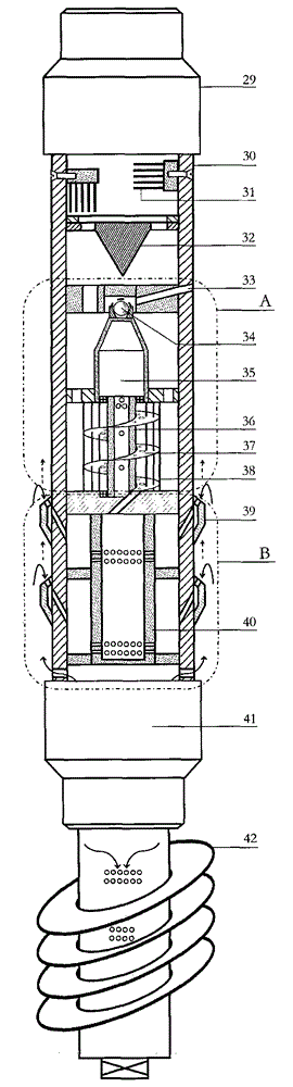 Organic six-prevention-effect rodless hydraulic driving double-action reciprocating pump