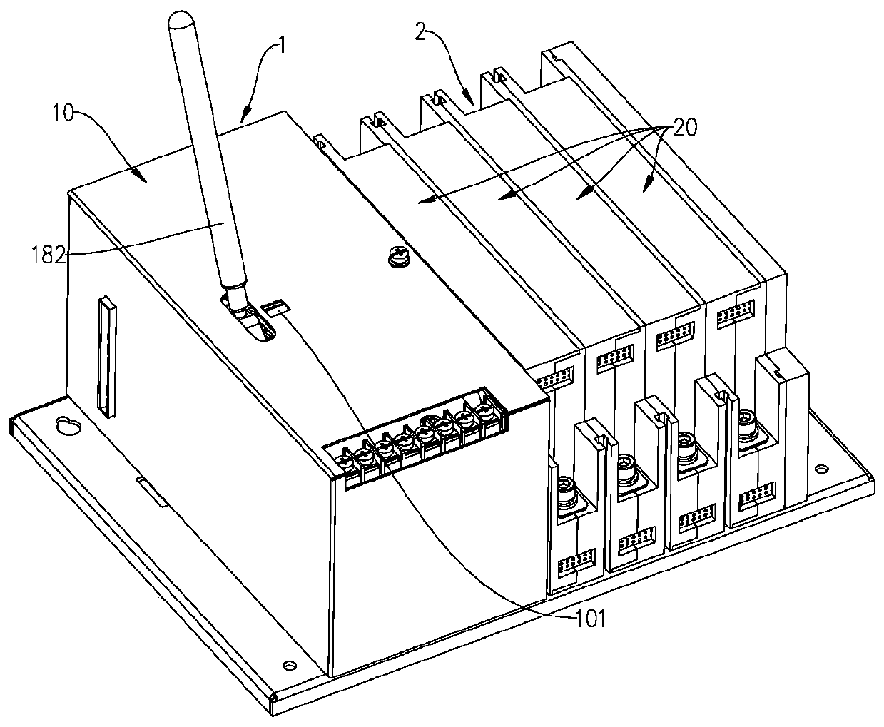 Automatic change-over switching apparatus