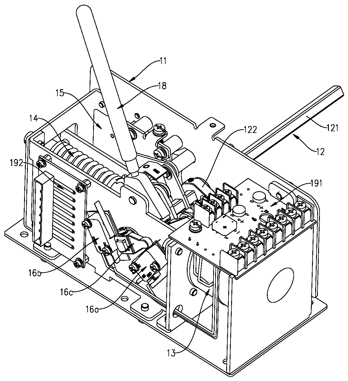 Automatic change-over switching apparatus