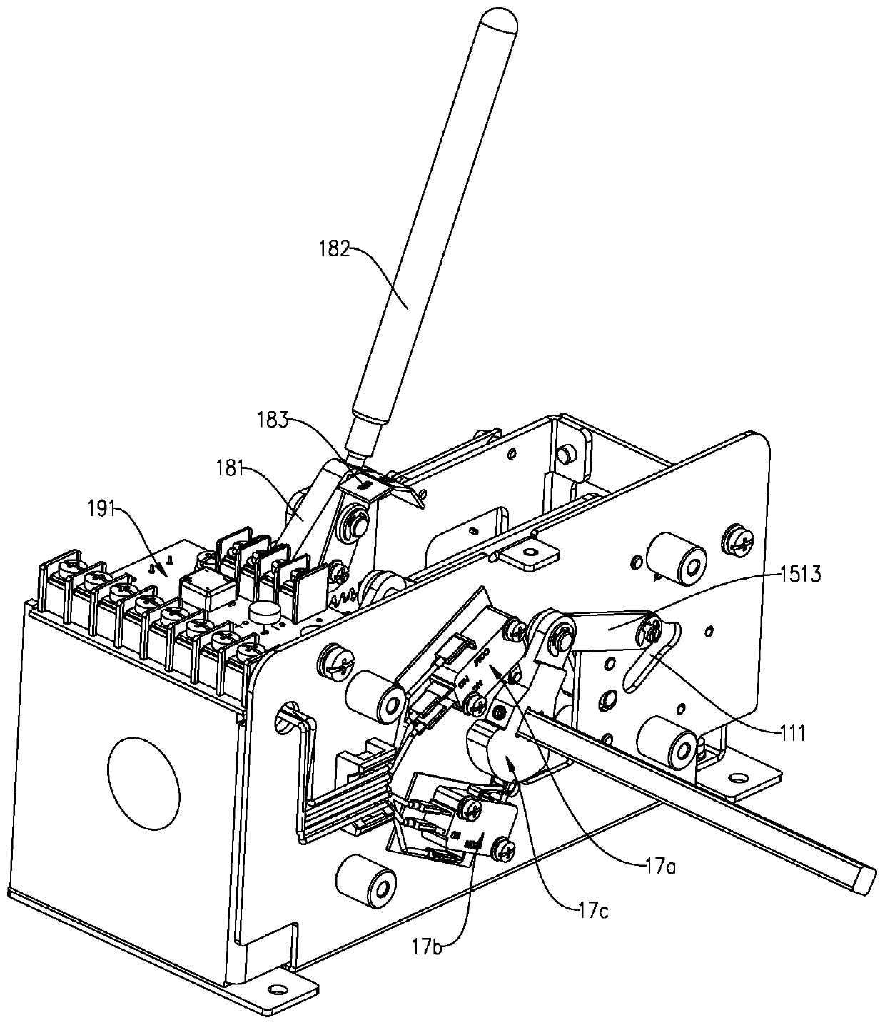 Automatic change-over switching apparatus