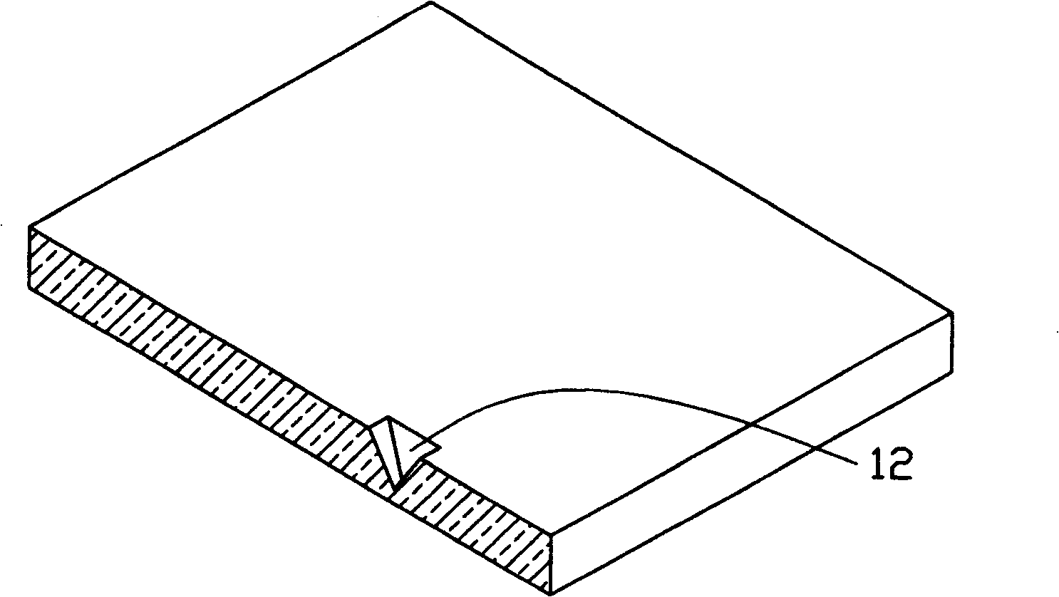 Light guiding plate mould and its preparation method