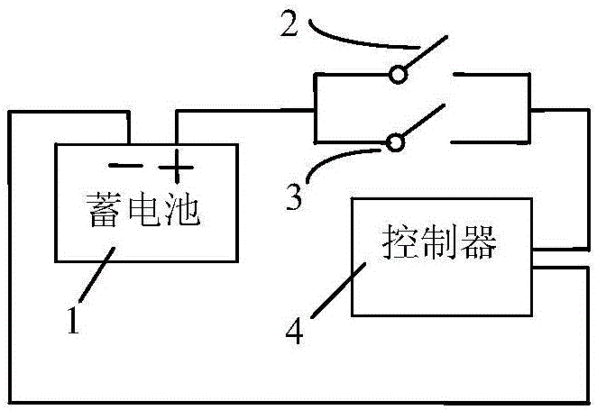 High and low voltage interlocking device and method of using device for realizing power on and power off