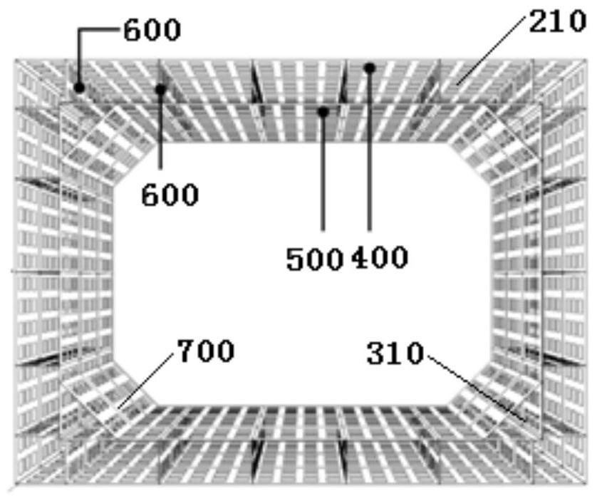 A kind of box structure based on perforated steel plate and preparation method thereof