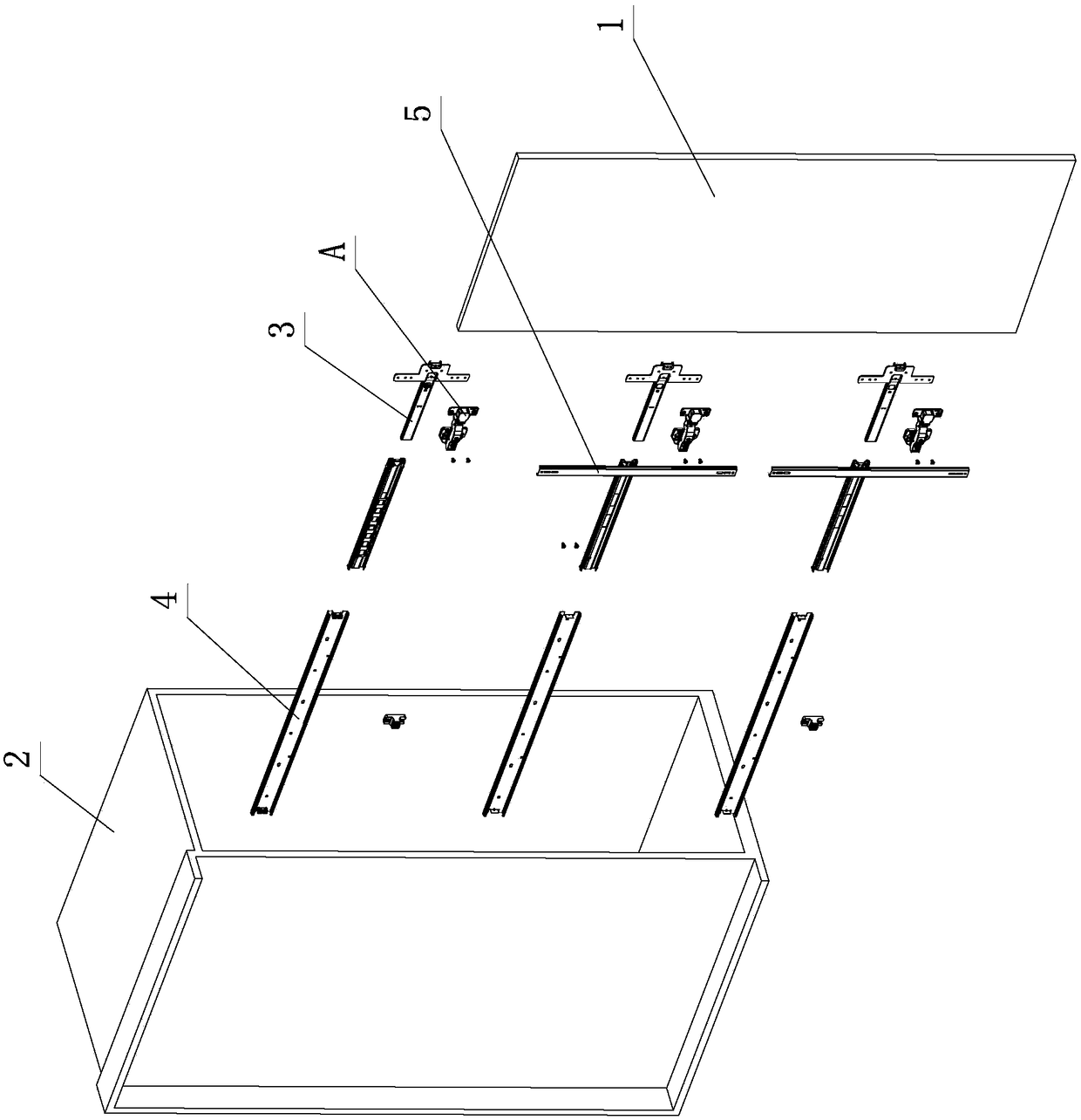 Limiting mechanism used for furniture turning, pushing-pulling and opening-closing