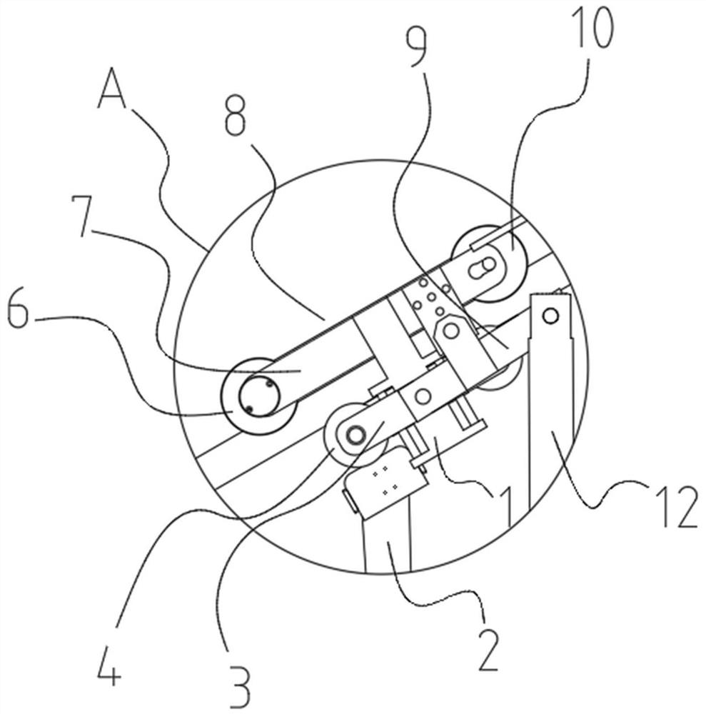 Power transmission wire sag adjusting device