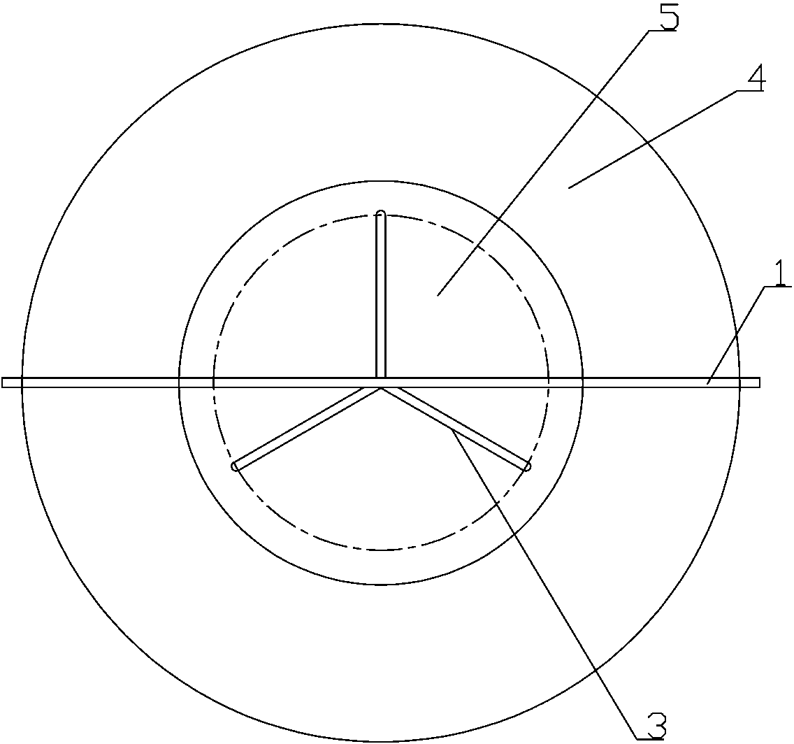 Shooting hole blasting combined spacer