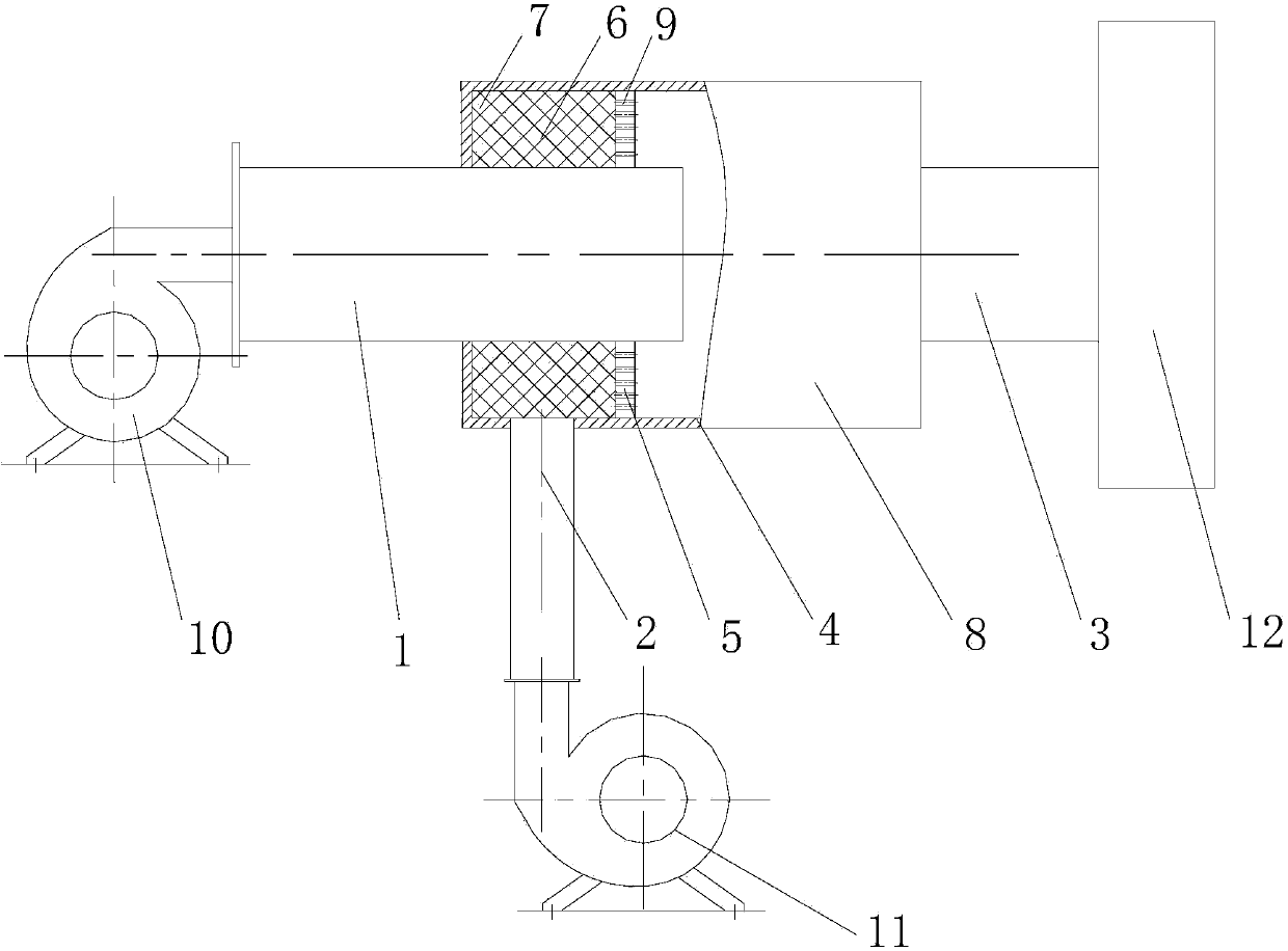 Detoxifying treatment method and device of tail gas containing H2S with low concentration