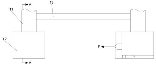 Strip-shaped express bag shearing saving device