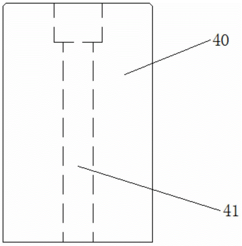 Metal plate bending device