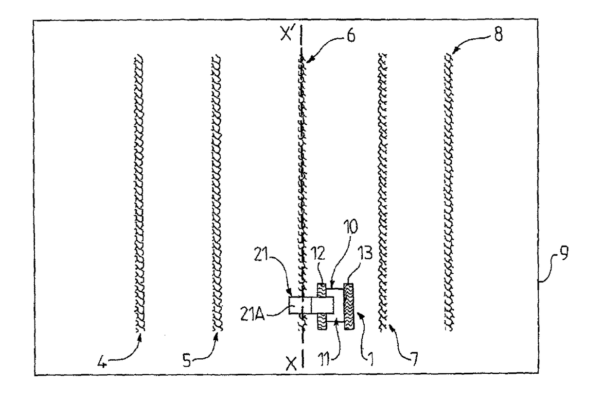 System for characterizing the physiological state of plants and corresponding method