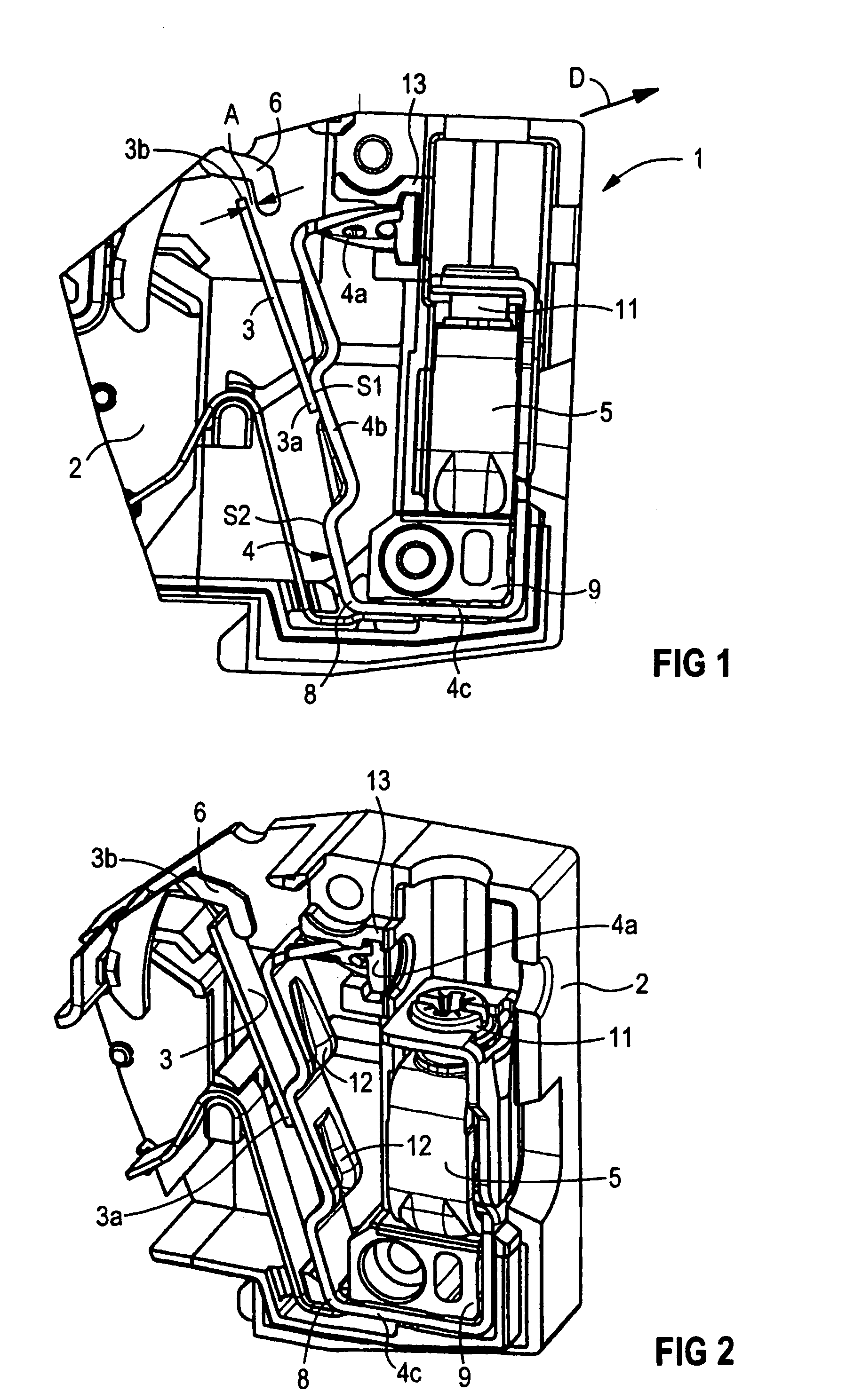 Adjusting device for a thermal trip