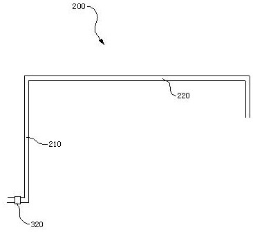 Waste heat recovery device of aluminum alloy smelting furnace