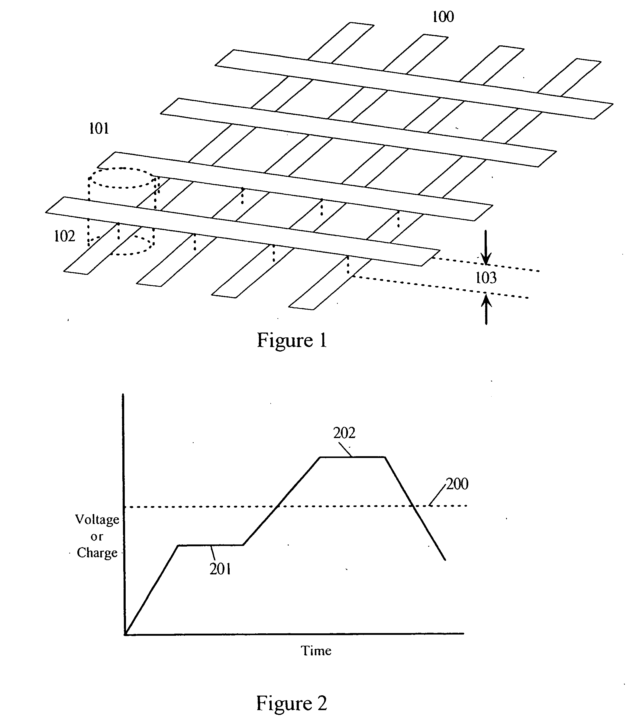 Simple matrix addressing in a display