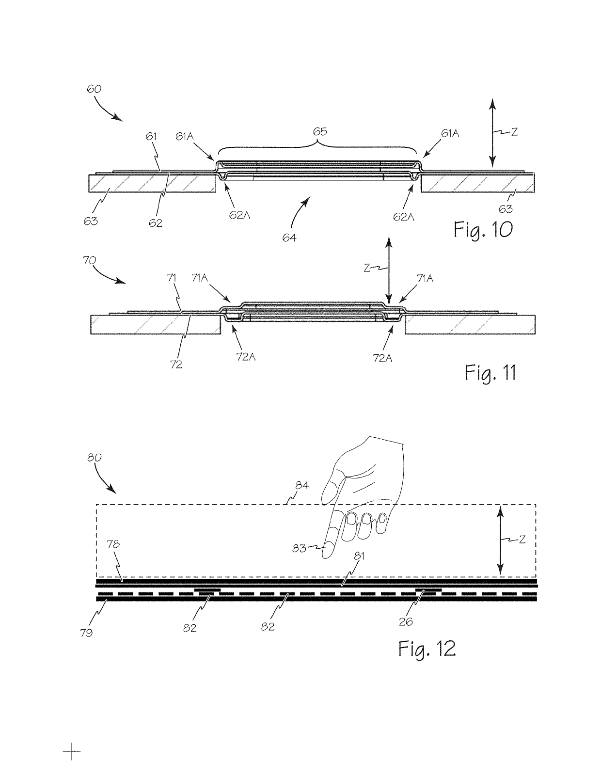 Metalized polyester film force sensors