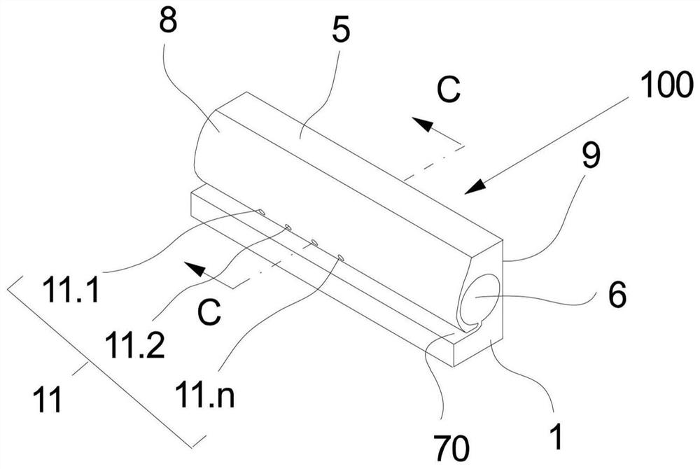 Entangling device for entangling synthetic multifilament yarns