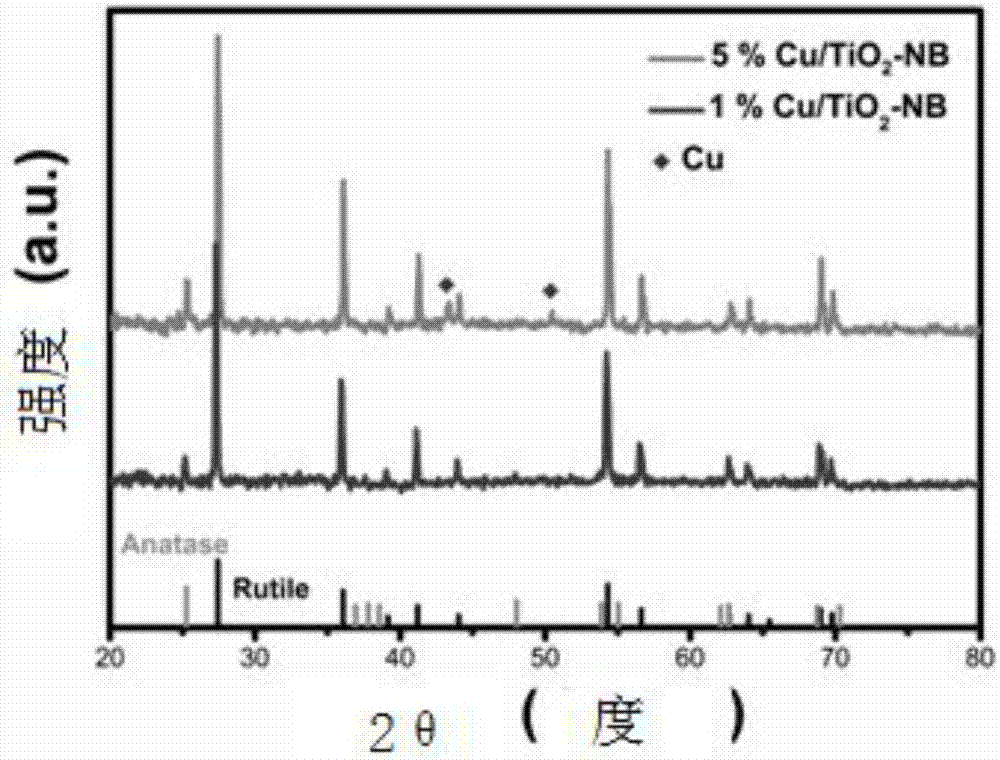 Cu/TiO2-NB nano porous ceramic film, and preparation method and application of nano porous ceramic film