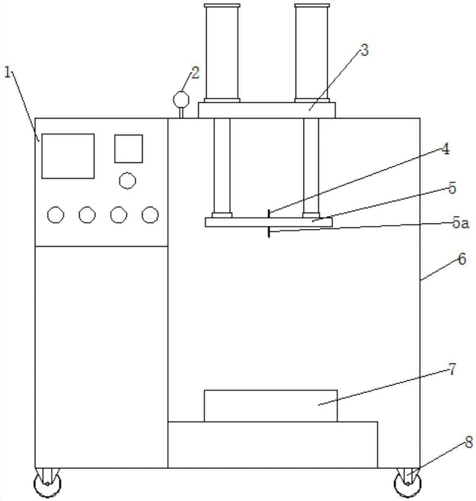 Air tightness test component