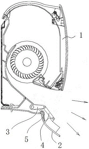 Windless air conditioner indoor unit