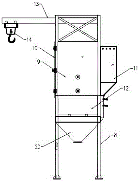 Multifunctional large packing bag opening machine