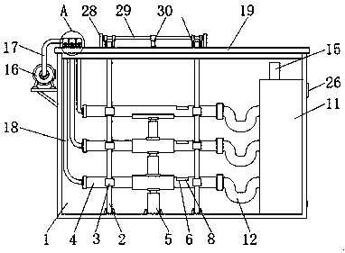 Online cement granularity detection device capable of improving measurement effect