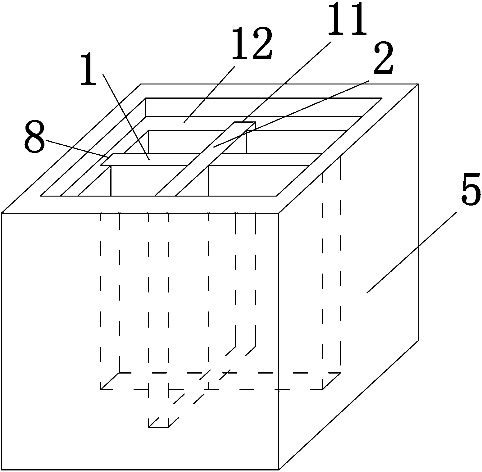 Experimental device for forcing small animal to swim