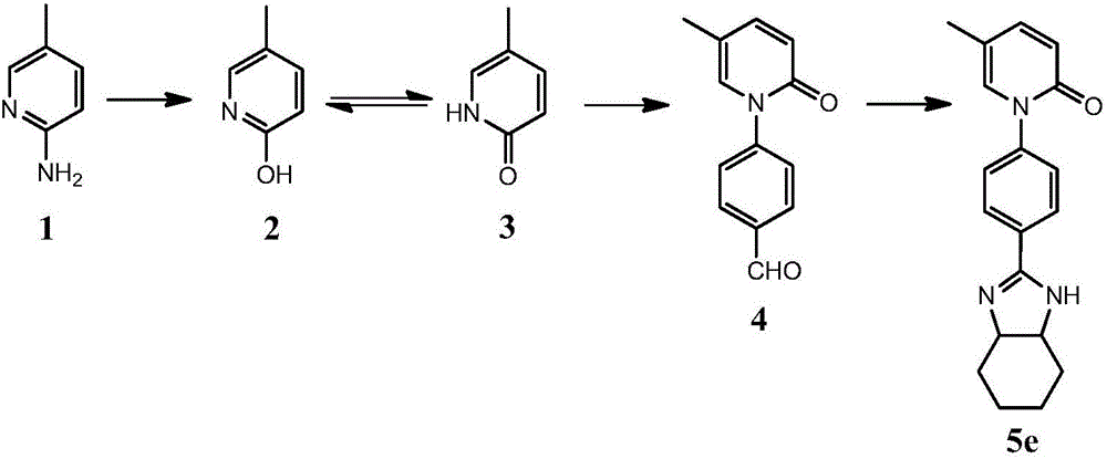 Application of pirfenidone derivative to pharmacy