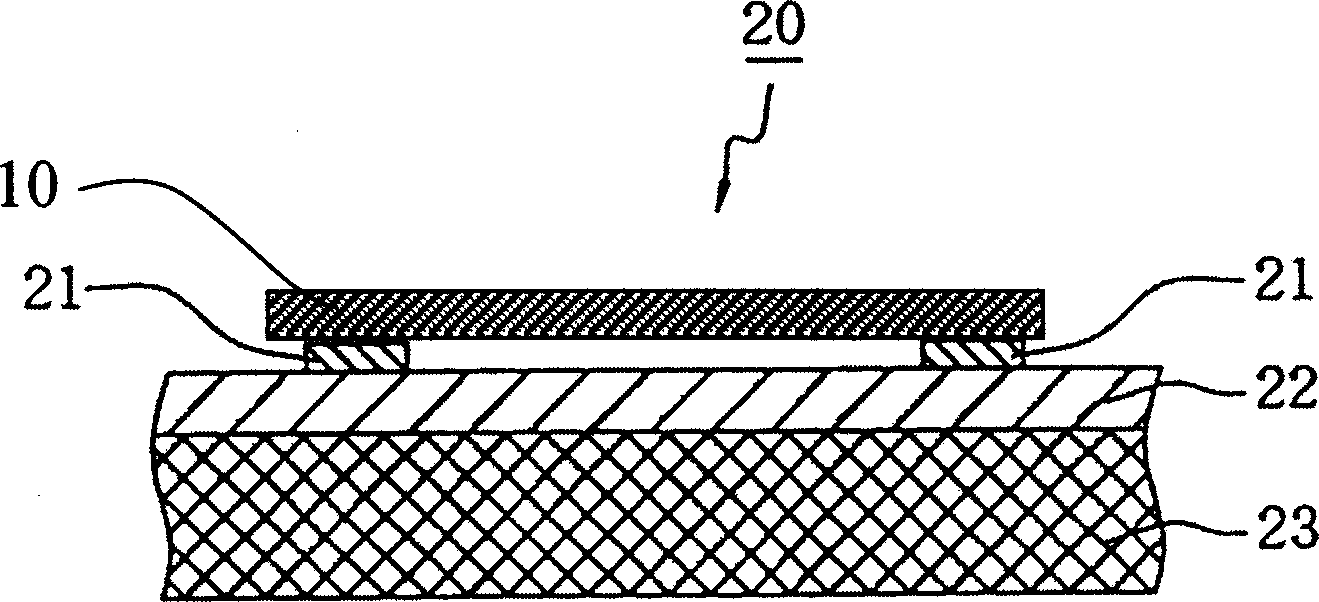 Chip module with high radiating performance and its substrate