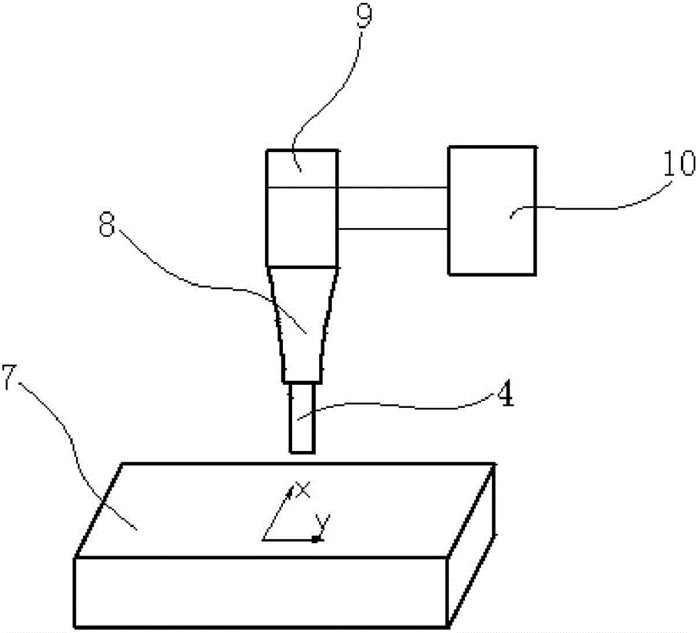 Fixed abrasive ultrasonic machining device and method