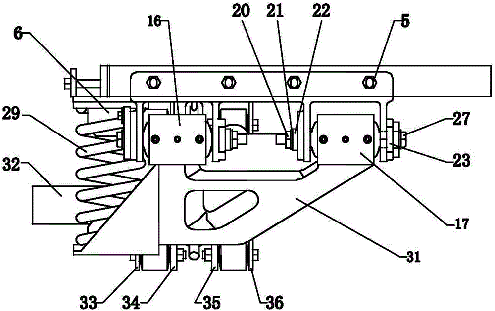 Universal adjusting type independent wheel hanging mechanism for trailer