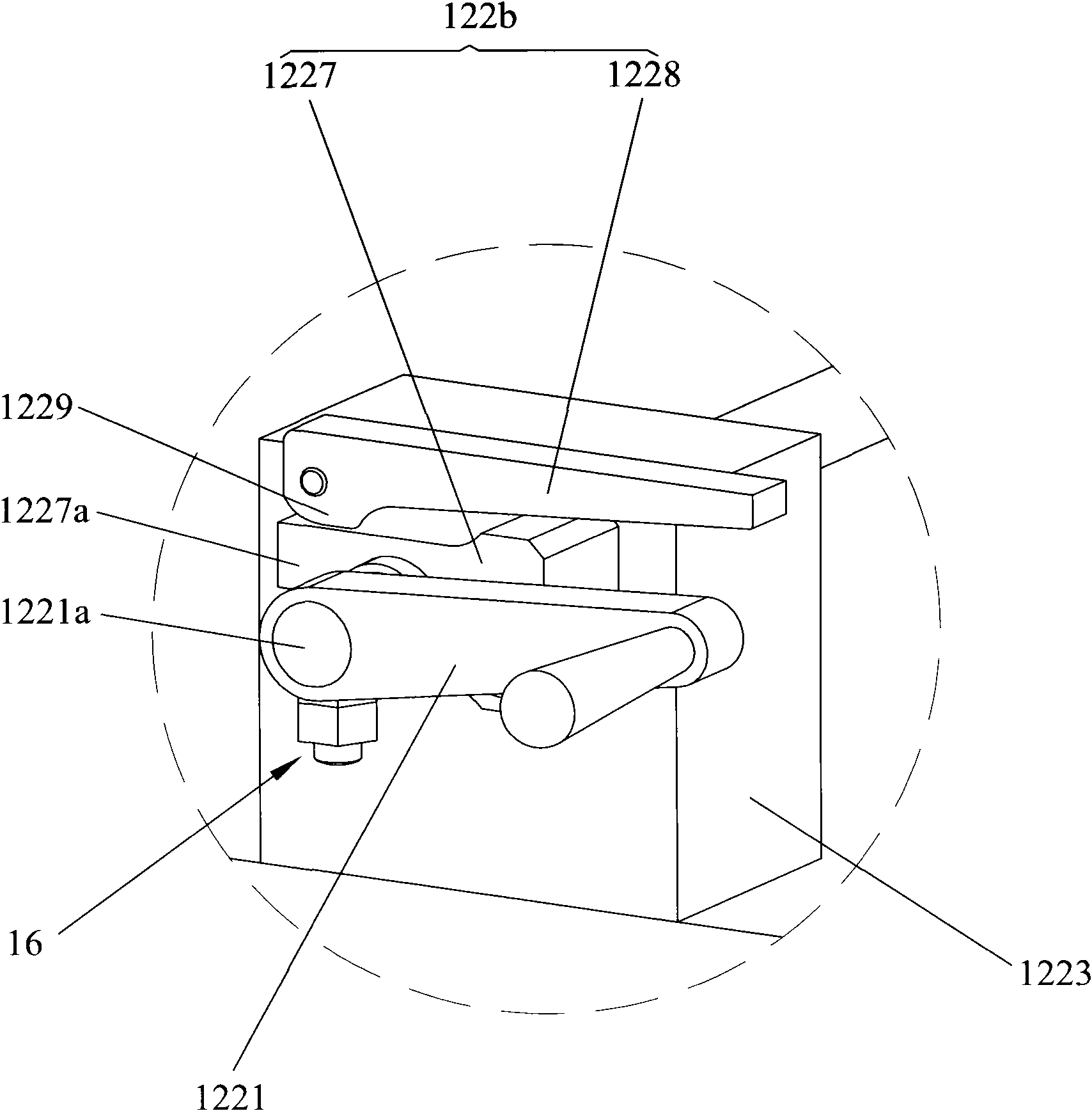 Locking type turning transmission platform device