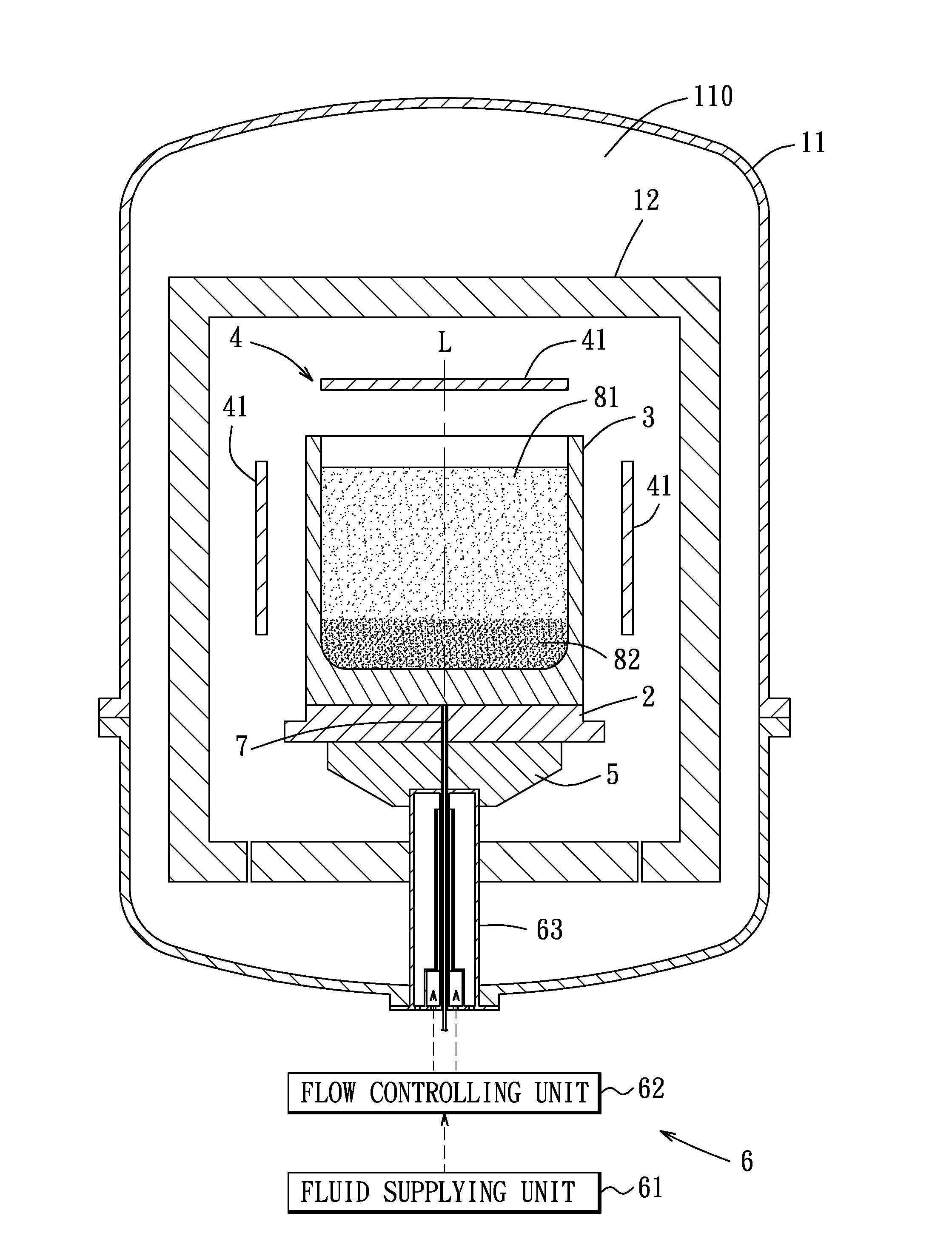 Crystal growing device