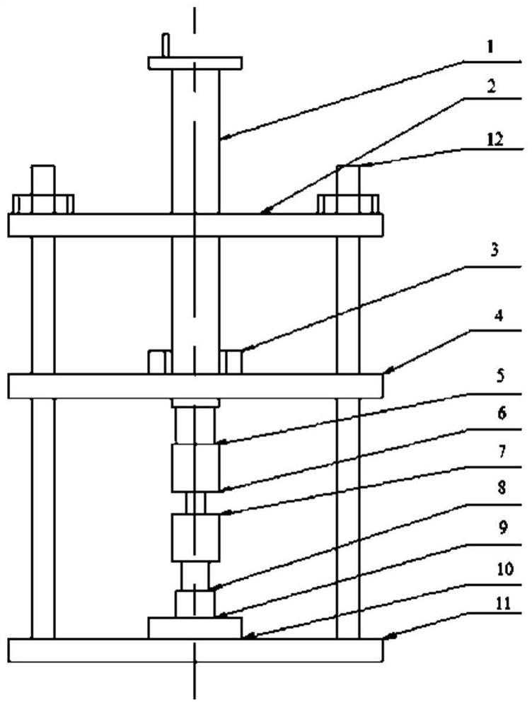 Interference fit part assembling and disassembling device applying ultrasonic vibration and using method