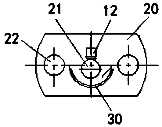 Temperature detecting probe and experiment device