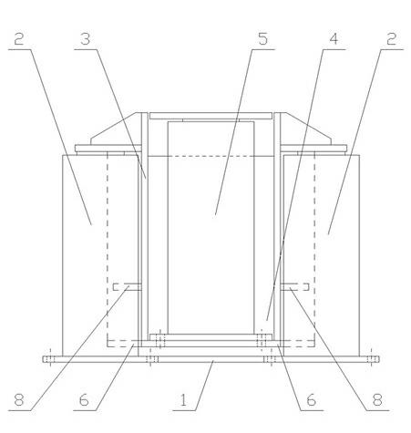 Secondary jacking-up device