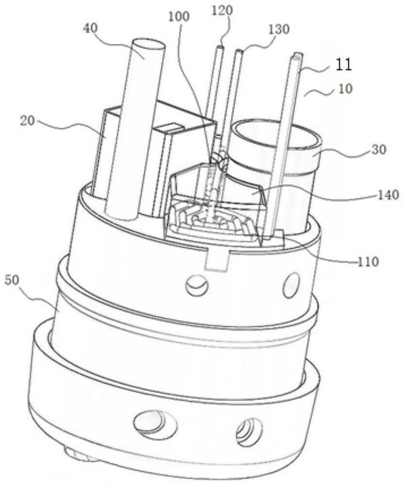 Cooling system for endoscope illumination and endoscope