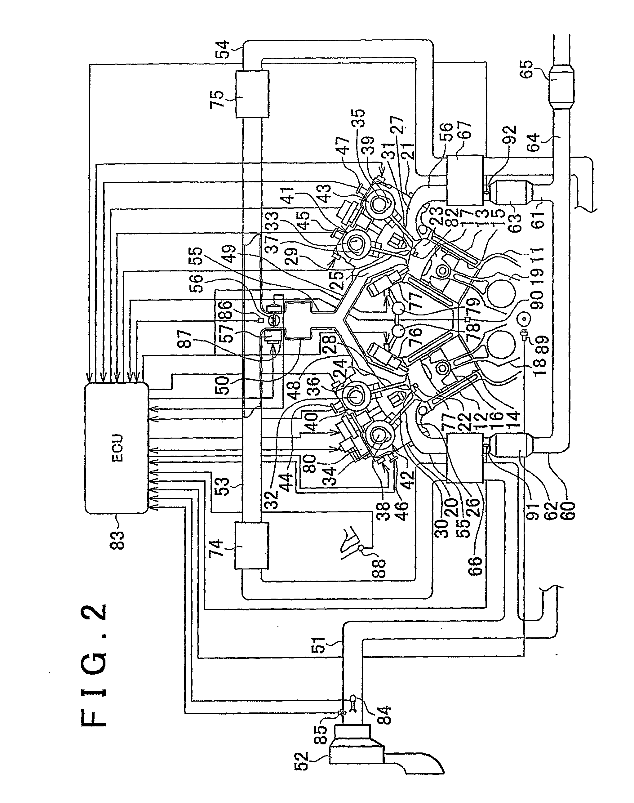 Internal combustion engine and internal combustion engine control method