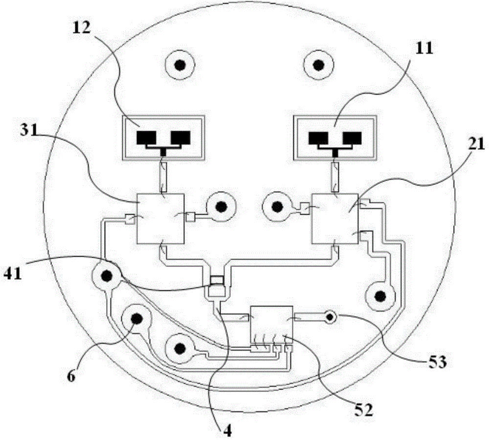 3mm-waveband small detector front-end