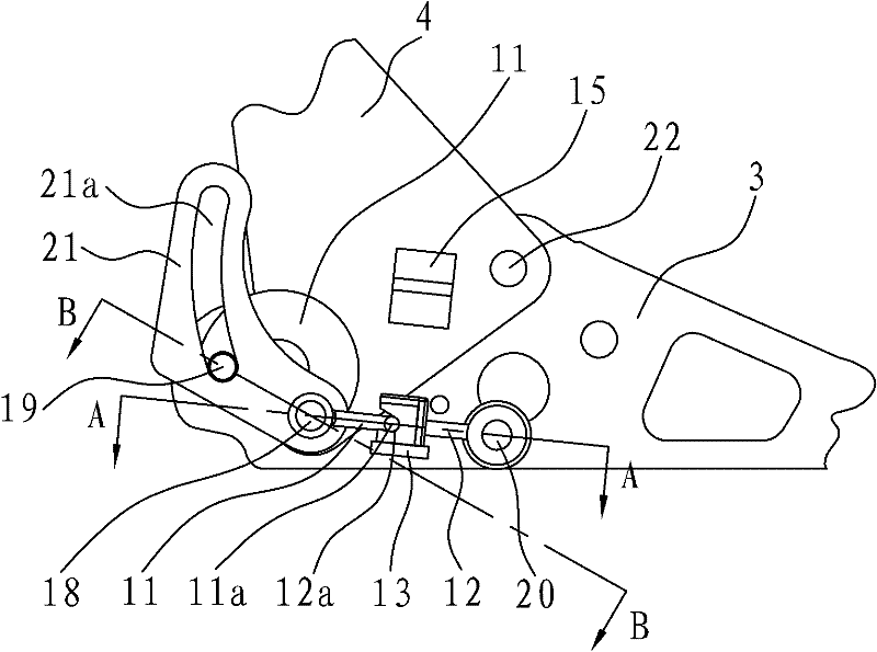 Trigger mechanism of automobile seat energy absorption device