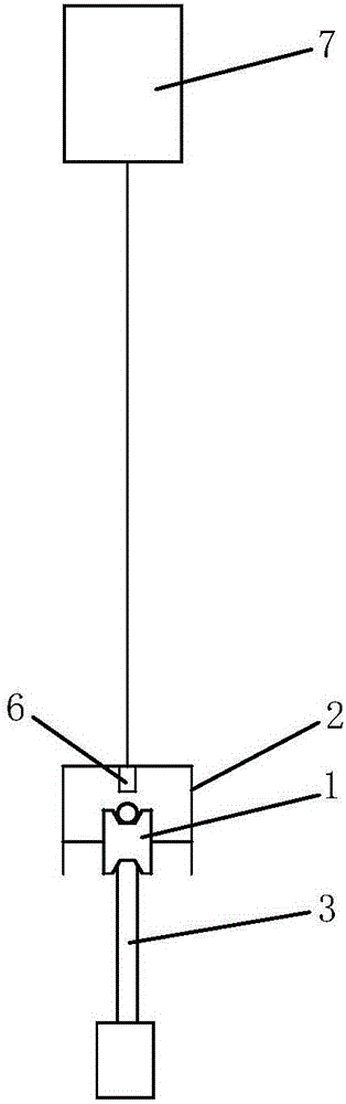 Underground water level metering device