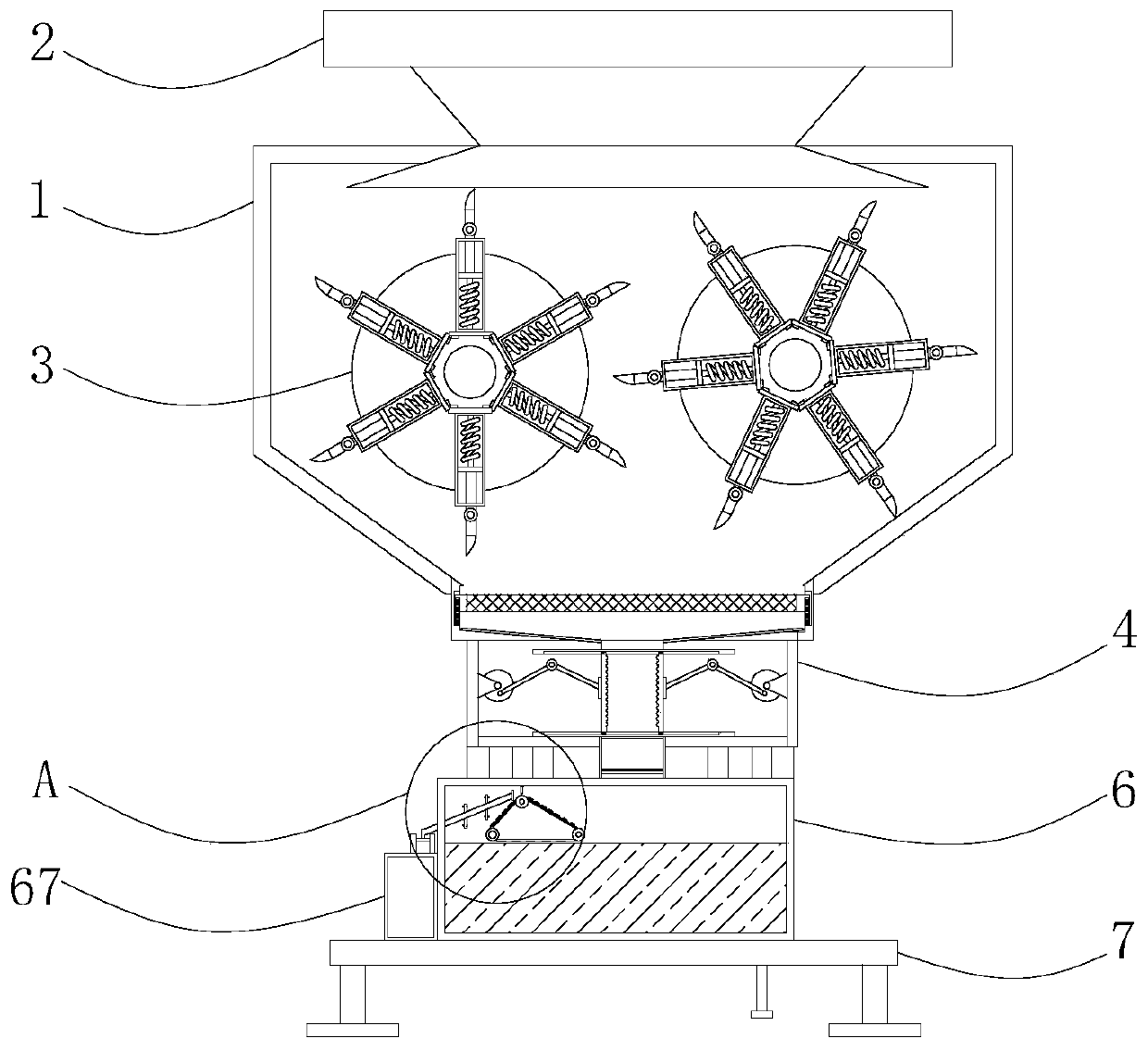 Anaerobic fermentation equipment for organic garbage