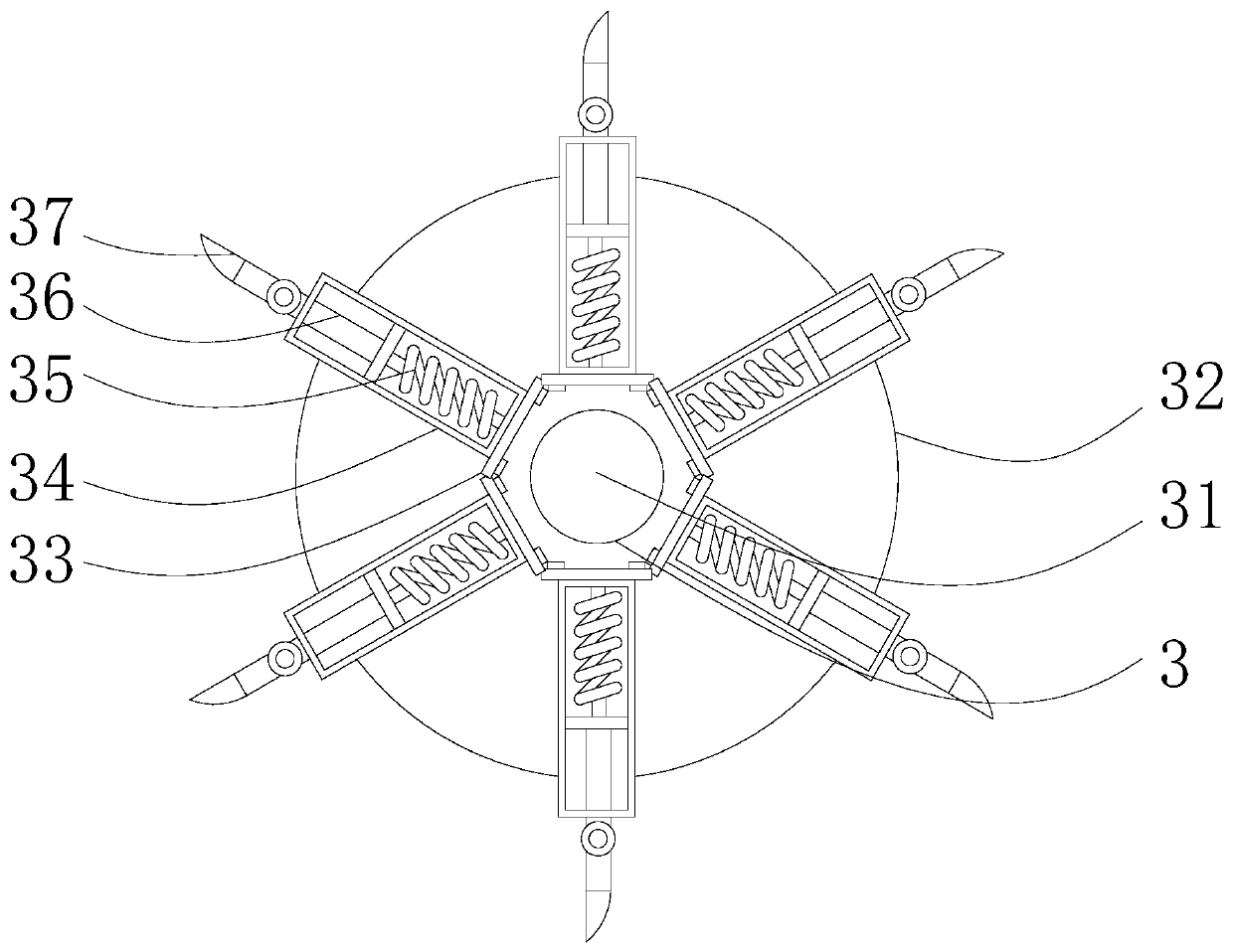 Anaerobic fermentation equipment for organic garbage